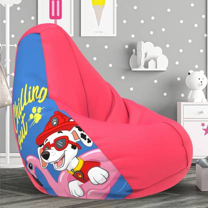 PAW PATROL XL Pawpatrol Bean Bag For Kids Teardrop Bean Bag  With Bean Filling
