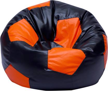 THREADVIBELIVING XXL Bean Bag Sofa  With Bean Filling