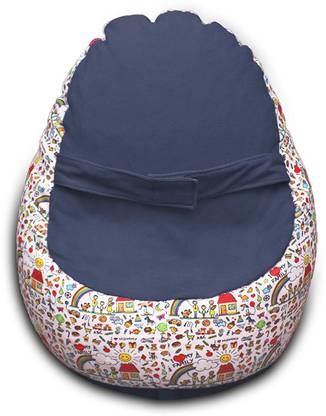 AHC Medium Baby Bean Bag with Safety Belt for New Born Baby to Toddlers Bean Bag Sofa  With Bean Filling