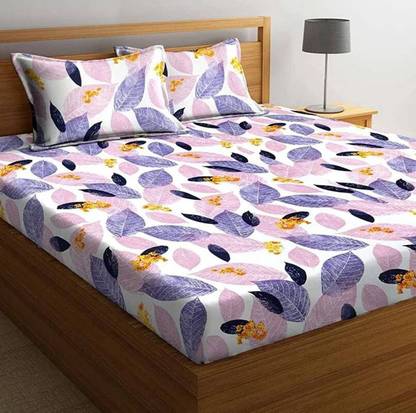 RIJIKA Cotton Double Bed Cover