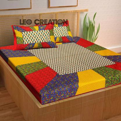 Leo Creation Cotton Double Bed Spread