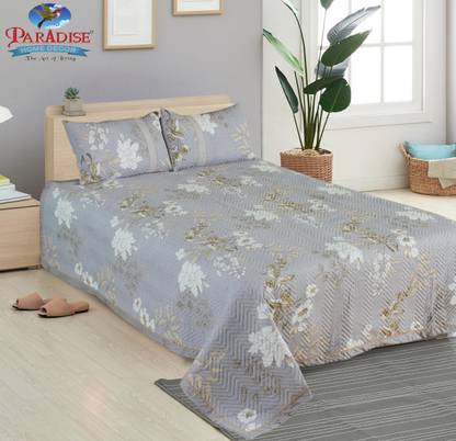 PARADISE HOME DECOR Polycotton Double Bed Cover