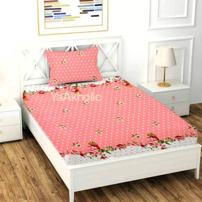 Laughing buddha Cotton Viscose Blend Single Bed Cover