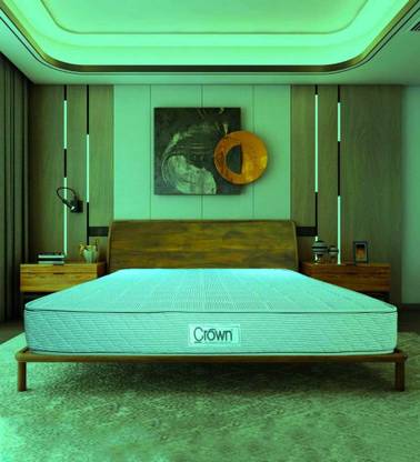 CROWN Maharaja Grand Pocket Spring with FR Fabric 8 inch King Pocket Spring Mattress