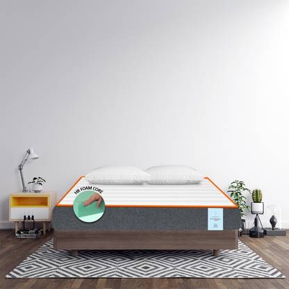 SLEEP SPA Oeko Tex Certified Icy Cool Fabric 6 inch King High Resilience (HR) Foam Mattress