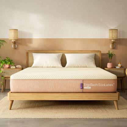 Wakefit EcoLatex Classic 8 inch Queen Latex Foam Mattress