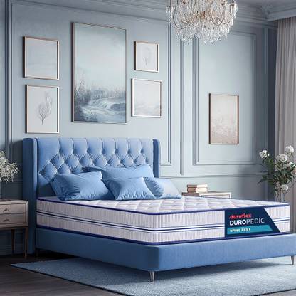 duroflex Spine Rest Duropedic with Doctor Recommended 5 Zone Dual Density Orthopaedic 5 inch Single Bonded Foam Mattress