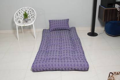 Next Go Handloom mattress with 1 pillow 3 inch Single Cotton Mattress