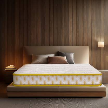 KURLON OrthoMagic Essential |Orthopedic Hybrid mattress with Latex, Coir & HR Foam | 5 inch Single Latex Foam Mattress
