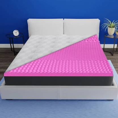 Livpure Smart Mattress Topper, Grid | HR | 3 Pressure Zones 2 inch King High Resilience (HR) Foam Mattress