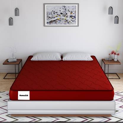 Homesick Dual Plus - Soft & Hard 4 inch Double PU Foam Mattress