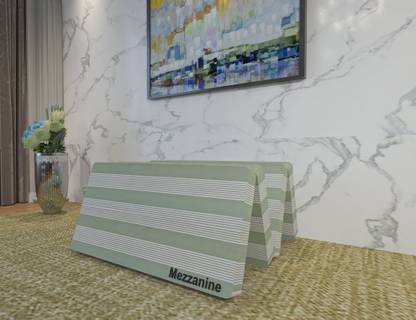 MezzaNine Easy 4 Fold Traveler's Sleep Mattress 3 inch Single EPE Foam Mattress
