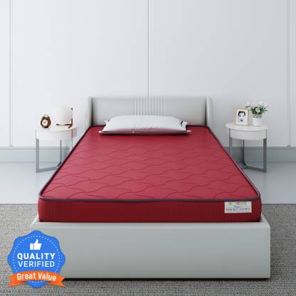 Flipkart Perfect Homes Bliss Orthopedic 4 inch Single PU Foam Mattress  (L x W: 72 inch x 30 inch)