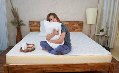 Usha Shriram Aero Cool Gel with posture Control Tech. 4 inch Single Memory Foam Mattress