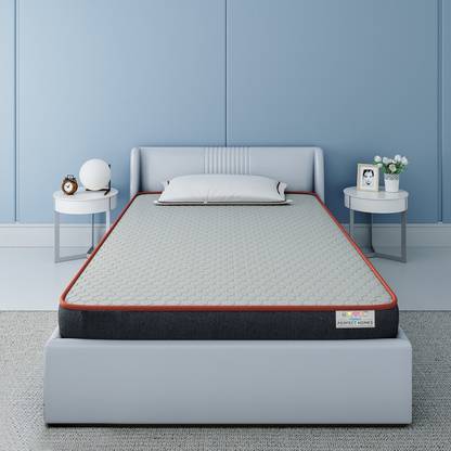 Flipkart Perfect Homes Dual Comfort Hard & Soft 4 inch Single High Resilience (HR) Foam Mattress