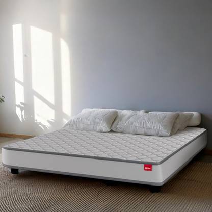 KURLON Klassic Essential | Natural Coir & HR Foam with Top Quilted Memory Foam Layer | 5 inch Single Coir Mattress