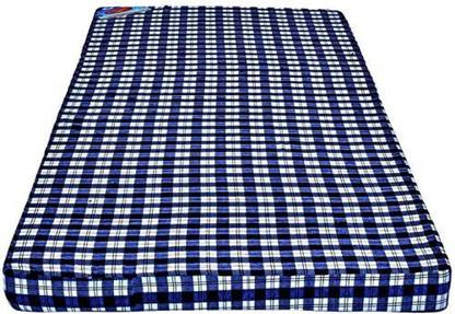 nikunjdotcom NDC (72x47) 2 inch PU Foam Sheet with cover 2 inch Double PU Foam Mattress