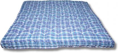 TEERAZ Premium Cotton Mattress 72x72 Inches (5 Inch Thick) Breathable & Durable 5 inch King Cotton Mattress