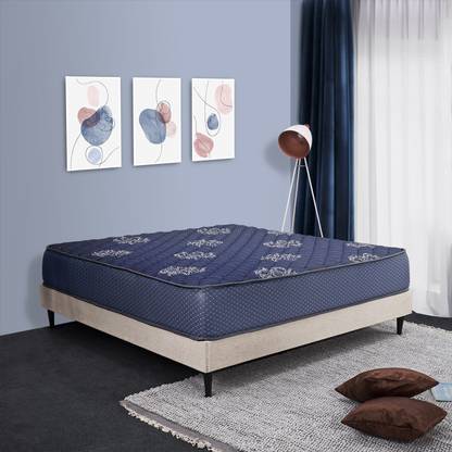 Fresh Up Memory Foam Mattress with Certified Anti Bacterial Anti Fungal Medium Firm 6 inch Double High Density (HD) Foam Mattress