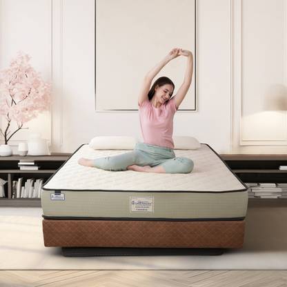 DREAMZEE Tavasya 100% Certified 7 Zone Natural Latex Mattress 9 inch King Latex Foam Mattress