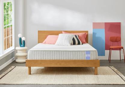 Loom & Needles Organic Latex Mattress | 10 Years Warranty | Firm, Orthopedic 6 inch King Pocket Spring Mattress