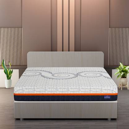 Grassberry memory foam orthopedic 6 inch King High Resilience (HR) Foam Mattress