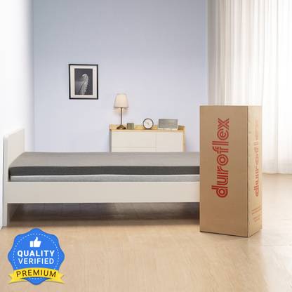 duroflex LiveIn Adapt Flippable with 3 Interchangeable Firmness Layers 6 inch Single High Resilience (HR) Foam Mattress