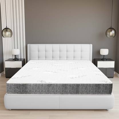 softland DuoFlex Orthopedic Hard & Soft Flip Reversible 8 inch Double High Resilience (HR) Foam Mattress