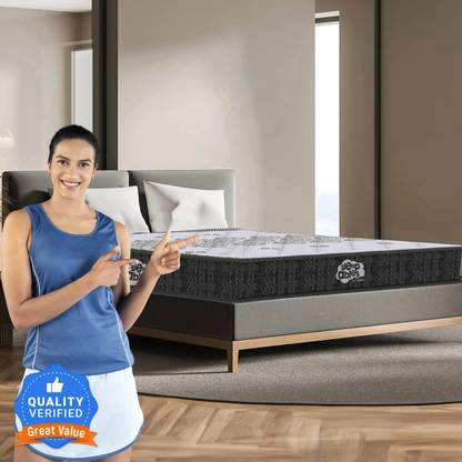 Centuary Ortho Pocketed Zero Partner Disturbance Plush Quilted 6 inch Queen Pocket Spring Mattress