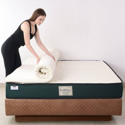 DREAMZEE 100% Certified Natural Latex Mattress Topper Double Size 1 inch Double Latex Foam Mattress