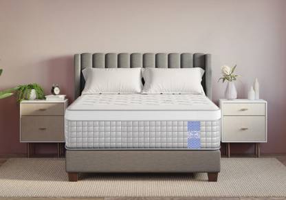 Loom & Needles Gravity Hybrid Euro Top 5 Zoned Zero Partner Disturbance & 7 Layered Foam 10 inch Single Pocket Spring Mattress