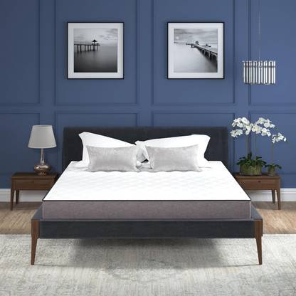 SleepSutraa Dual Sense Medium Firm & Soft Reversible 5 inch Queen High Resilience (HR) Foam Mattress