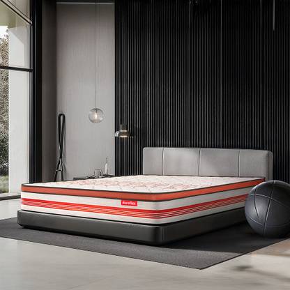 duroflex Propel Plus 3 Zoned NRG Layer with Euro Top | Zero Motion Transfer | Medium Firm 8 inch King Pocket Spring Mattress