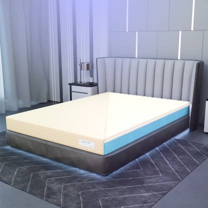 SleepyHug Snowflex SpineX PRO Grid Mattress 6 inch Single Latex Foam Mattress  (L x W: 75 inch x 36 inch)