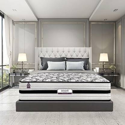 AMORE Orthoplus latex 6 inch Single Pocket Spring Mattress