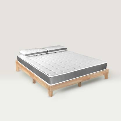 WhiteBerry Resiliya Ortho Mattress with Pressure Relieving 3Zone BackRest Technology,75X60X 6 inch Queen Memory Foam Mattress