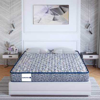 DUROFEEL Aspire Orthopedic High Density 4 inch Queen Bonded Foam Mattress