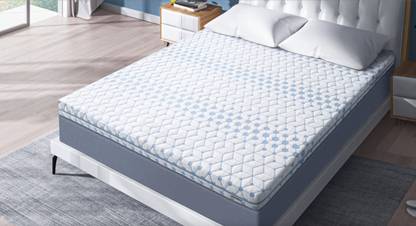 Loom & Needles 7 Zoned Body Support 500 GSM Gel Memory Foam Mattress Topper 3 inch King Memory Foam Mattress