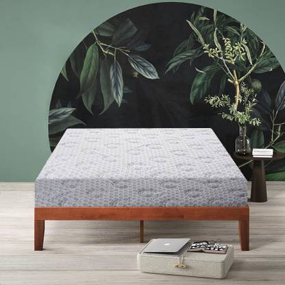 SLEEPSPA Nirvana Bamboo Fabric 7 Zone Pure with HerbFRESH TECHNOLOGY 8 inch Single Latex Foam Mattress
