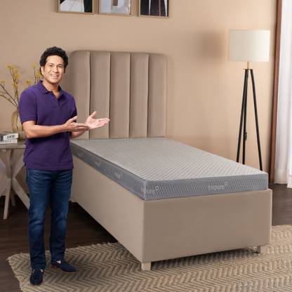 LIVPURE ORTHO DUOS-X Plus Reversible Dual-Flip Ortho Medium Soft & Firm 2in1 comfort 6 inch Single High Resilience (HR) Foam Mattress