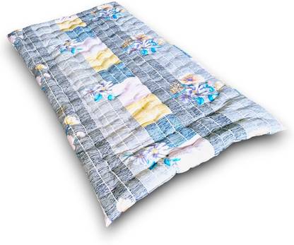 Deevine Craft Foldable Movable Bed Mattress Lightweight Floor Cotton Mattress Shades of Grey 2 inch Queen Cotton Mattress