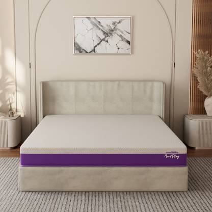 SleepyHug MoodPlay Fresh Natural Latex Mattress with Lavender Fragrance 5 inch Double Natural Latex Mattress