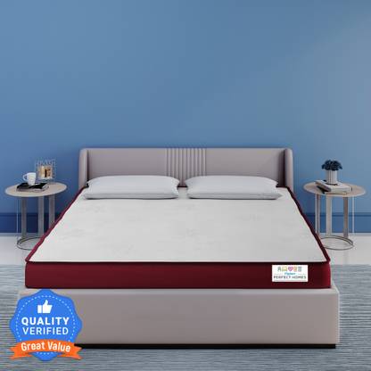 Flipkart Perfect Homes TWAIN Dual Comfort Hard & Soft 7 inch Queen High Resilience (HR) Foam Mattress