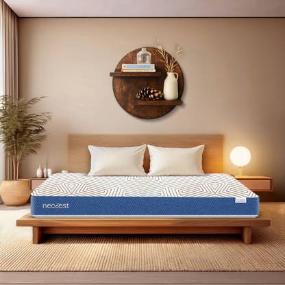 Neobest NEOTDF72608 | Orthopedic Support Dual Reversible & Hypoallergenic Premium Fabric 8 inch inch Queen High Resilience (HR) Foam Mattress