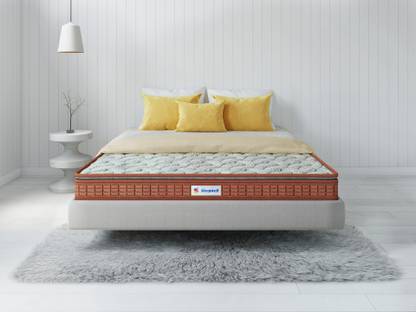Sleepwell Spinetech Air Mattress 6 inch Single PU Foam Mattress