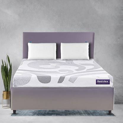 Restolex Signature - Memory Foam Mattress- 72 X 72 X 8 8 inch King High Density (HD) Foam Mattress