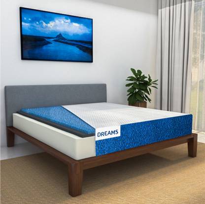 DREAMS Dual Comfort Mattress 6 inch Double Memory Foam Mattress