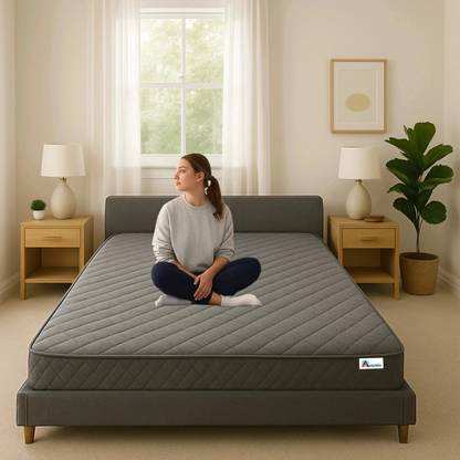 Aeronix Orthopedic Memory Foam Mattress 4 inch Single High Resilience (HR) Foam Mattress