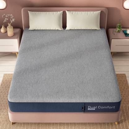 Wakefit Dual Comfort - Hard & Soft 6 inch King High Resilience (HR) Foam Mattress