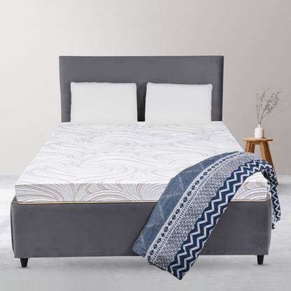 Restolex Siesta Latex- Organic Mattress Soft King Size Mattress - (78 x 72 x 4 ) 4 inch King Latex Foam Mattress